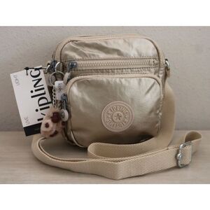 Kipling KI9163-3EV Women's Starry Gold Metallic Ron Crossbody/Shoulder Bag